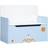 ZONEKIZ 2 in 1 Wooden Kids Storage Bench Toy Box