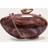 PrettyLittleThing Gradient Shell Hard Clutch Bag - Brown