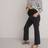 La Redoute Maternity Bootcut Jeans Mid Rise 28.5 Brushed Black