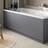 Aurora Grey Gloss 1700mm Front Bath Panel 18mm MDF Plinth