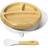 Avanchy Bamboo Tableware Baby Plate with Suction Cup