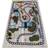 RUGSX Junior Washing Carpet City 80cm x 150cm