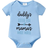 Shein Baby Boy Summer Slogan Printed Short Sleeve Casual Bodysuit