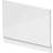 Hudson Reed Gloss White MDF 800mm End Bath Panel BPR113