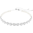 Swarovski Ariana Grande Tennis Choker with Rhodium Plate - White