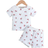 Shein pcs Baby Girls Sweet And Cute Cherry Pattern Summer Outfit Lightweight Pit Ribbed Round Neck Short Sleeve TShirt And Shorts Set