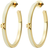 Tory Burch Kira Enamel Hoop Earring Gold/New
