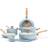 GreenPan Rio Essence Wood Cookware Set with lid 10 Parts