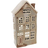 Shudehill Giftware Shudehill Giftware Village Pottery Tall Grey Townhouse Tealight Candle Holder