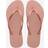 Havaianas Slim Logo Metallic Sandals - Pink/Brown