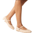 Glamorous Platta Ballerinaskor Mary Jane Stil Med Raffiabast - Naturlig