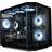 IONZ Gaming PC - AMD Ryzen 5 5500, RTX 3050 6GB Graphics Card, 16GB RAM, 500GB SSD, Windows 11, 500W PSU Apex, Black
