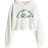 H&M Printed Cropped Hoodie - White