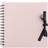Hobbycraft Spiral Bound Pastel Pink Scrapbook 8 x 8 Inches