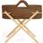 Ickle Bubba Nova Moses Basket & Pine Stand Mocha