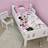 Disney Minnie Mouse Pink White Junior Bedding Set One Size
