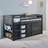 Happy Beds Single Kids Mid Sleeper Storage Bed 3ft