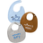 Shein 2pcs Baby Random Letter Embroidery Bib