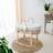 Clair De Lune Chelsea Palm Moses Basket With Natural Rocking Stand