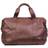 Childhome Wickeltasche Mommy Bag Signatur Leder Dunkelbraun