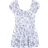 Hollister Sofia Drop-Waist Bubble Skort Dress - Blue Floral