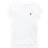Polo Ralph Lauren Girl's Logo Embroidered T-shirt - White