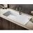 Reginox Calvi 10Wh 1.0 Bowl Granite Reversible Inset White Kitchen Sink