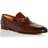 Gucci Men's Jordaan Leather Loafers Fondente Fondente