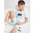 Nike Gradient Graphic T-Shirt Shorts Set Children - Blue