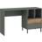Furniture To Go Darwin 2 Drawer Green and Oak Writing Desk