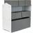 Dunelm Toy Organiser Grey and White