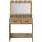 vidaXL with LED Lights 79 x 41 x 135 cm Dressing Table 79x41cm