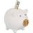Relaxdays Piggy Bank with Opening 15.5 x 15.5 x 19 cm