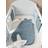 Vertbaudet Cotton Gauze Cot Playpen Bumper Set Blue