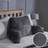 OHS Waffle Cuddle Cushion - Charcoal - Complete Decoration Pillows Grey