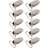 Goolrc Silver Metal Suspender Braces 25mm