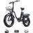 BURCHDA R8 Elektrofahrrad 20 Klapp-Fatbike 48V 15Ah Damcykel