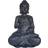 Garden Gear Stone Effect Large Sitting Buddha Ornament 54 x 42 x 78 cm Grey
