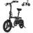 iScooter U1 Foldable Electric Bike 500W - Black Men's Bike