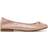 Tamaris Rosaskimrande Ballerina I Nubuck - Rose Pearl
