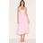 PrettyLittleThing Embroidered Cotton Halterneck Midaxi Dress - Pink