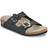 Birkenstock Arizona Kids Flower Buckle Shoes - Black