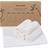 Navaris Bamboo Wash Cloths Pack of 6 25 x 25 cm