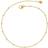 Edblad Beaded Chain Anklet - Gold