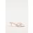 Stradivarius Heeled Sandals With Bow - Beige/Pink