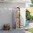 vidaXL Log Holder Silver 40 x 45 x 170 cm