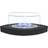 Living and Home Black Modern Tabletop Ethanol Fireplace