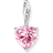 Thomas Sabo CZ Heart Charm For Women - Silver
