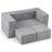 Costway Toddler Convertible Plush Sofa Play Set
