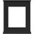 vidaXL Fireplace Surround Black 75 x 20 x 87.5 cm